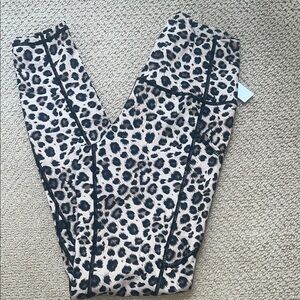 Leopard Print Leggings size XS long high waisted